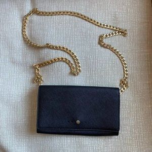 J.CREW | Saffiano Convertible Chain Wallet